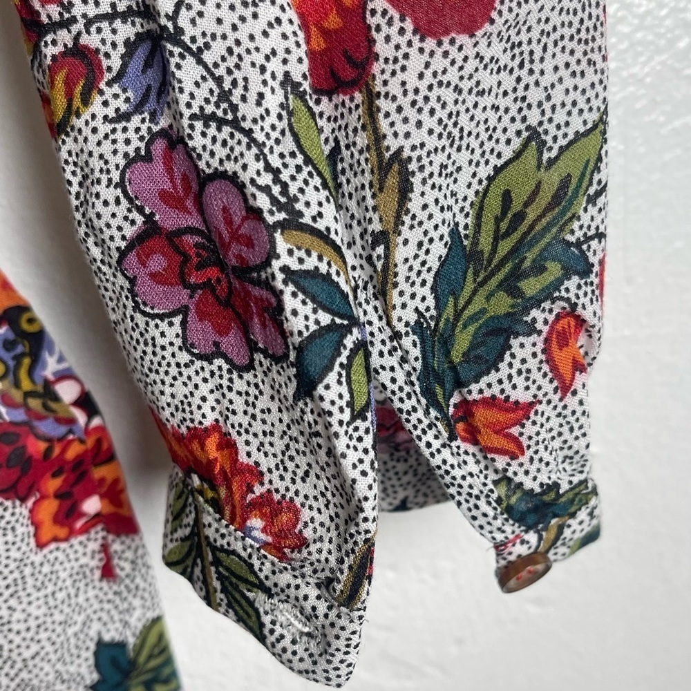 Maeve Anthropologie Janie Flounced Peasant Blouse XS - Picture 6 of 8